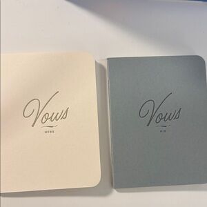 Vows His and Hers Notebooks (Made in USA)